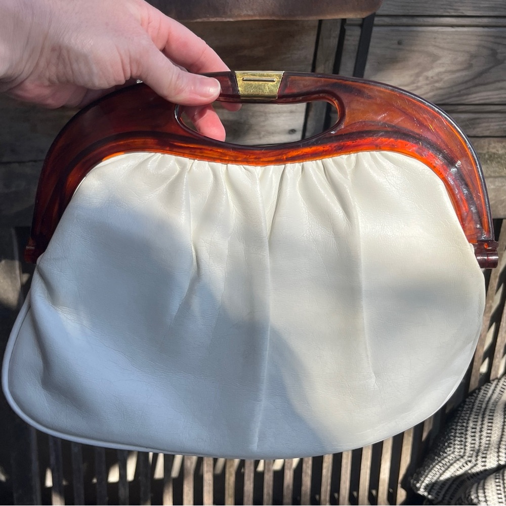 Vintage Lucite Handbag Clutch